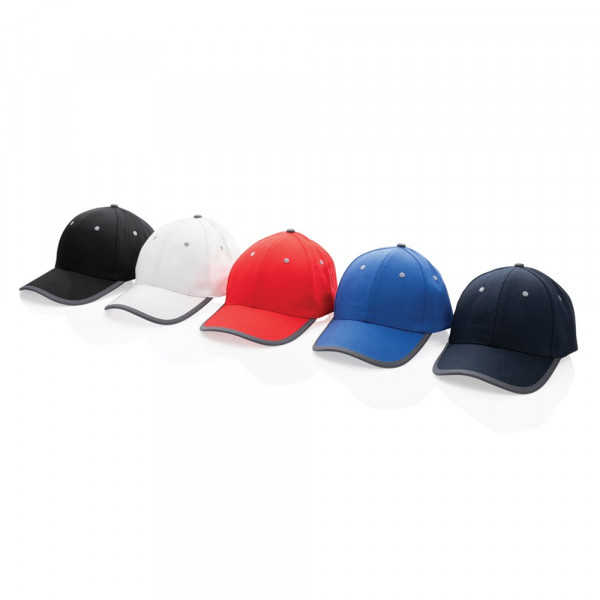 Impact AWARE™ 280gr Brushed rCotton 6 Panel Kontrast-Cap